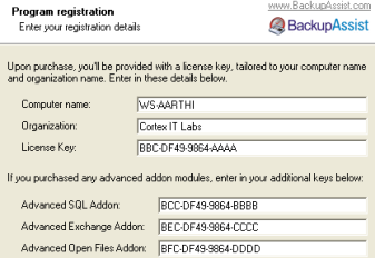 version 3 registration keys